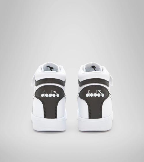 DIADORA GAME P HIGH PS, SNEAKERS A COLLO ALTO UNISEX - BAMBINI, BIANCO/BIANCO/NERO, 28 EU