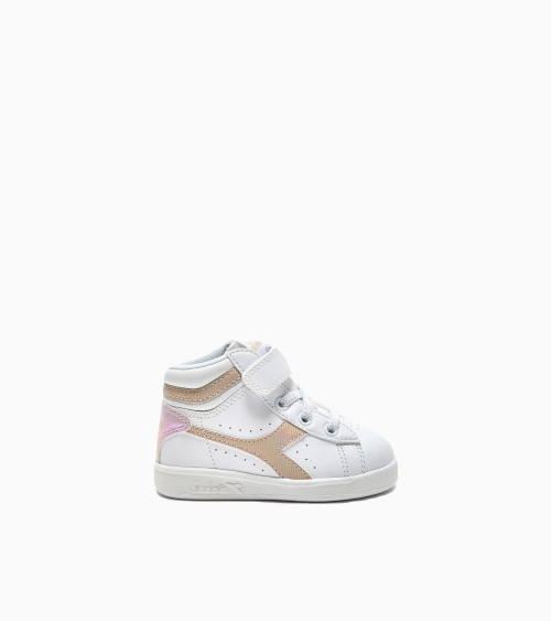 DIADORA GAME P HIGH GIRL TD, SCARPE DA GINNASTICA, BIANCO (WHITE SAND BEIGE), 23 EU
