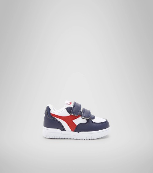 DIADORA RAPTOR LOW TD, SCARPE DA GINNASTICA, UNISEX - BAMBINI E RAGAZZI, MULTICOLORE BLU CLASSICO MARRONE PORPORA, 26 EU