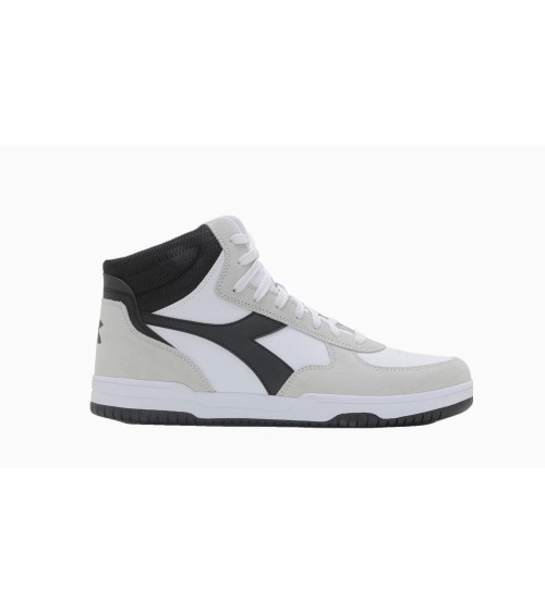 DIADORA RAPTOR HIGH SL PER UOMO COLORE C1530 - BLACK WHITE WHITE TAGLIA 41 EU