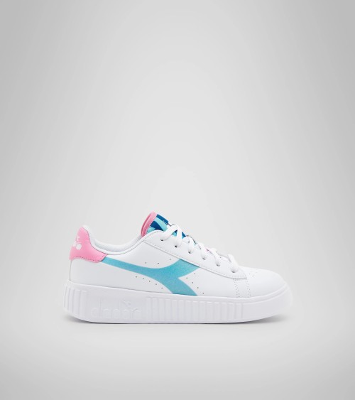 DIADORA GAME STEP WONDERLAND GS SNEAKER BAMBINO E BAMBINA, WHITE FUCHSIA PINK 38 EU