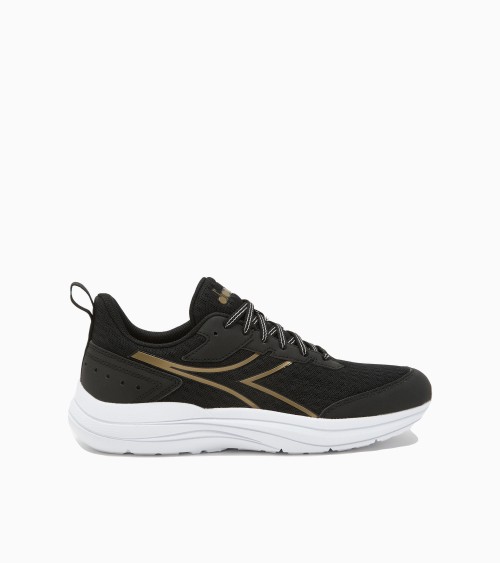DIADORA SNIPE W, SCARPE DA GINNASTICA DONNA, BLACK GOLD WHITE, 36 EU