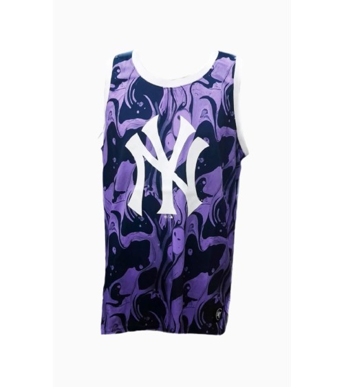 '47 CANOTTA ENAMEL TWIST NEW CITY TANK NEW YORK YANKEES - PURPLE