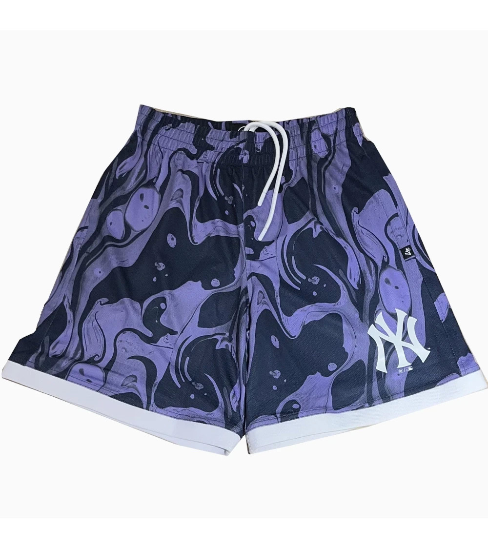 '47 SHORTS BASKET ENAMEL TWIST NEW CITY NEW YORK YANKEES - PURPLE
