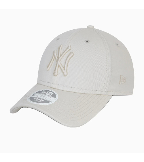 NEW ERA YORK YANKEES BEIGE TONAL 9FORTY ADJUSTABLE WOMEN CAP - ONE-SIZE
