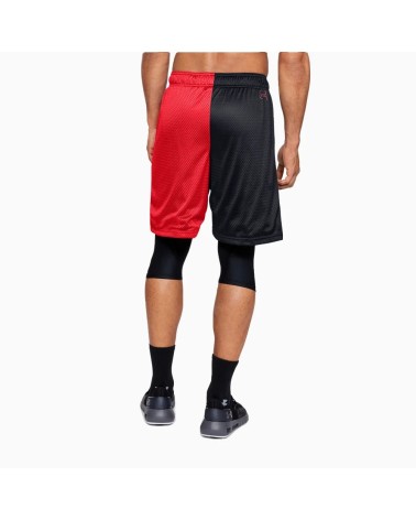 Under Armour Baseline Shorts Herren - Schwarz/Rot!