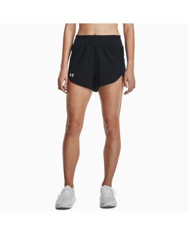 Under Armour Short UA Fly-by Elite Femme - Noir - Taille Haute -