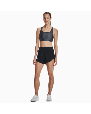 Under Armour Short UA Fly-by Elite Femme - Noir - Taille Haute -