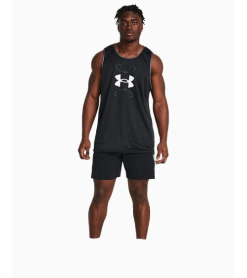 Shorts Under Armour Baseline Homme - Noir - Performance Sport