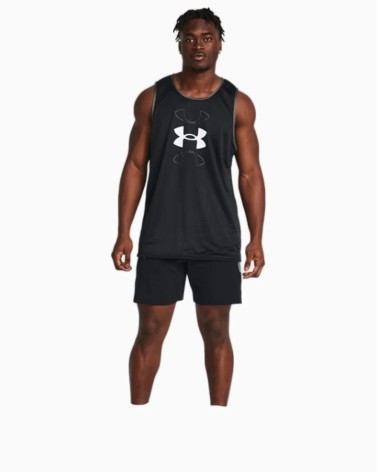 Shorts Under Armour Baseline Homme - Noir - Performance Sport