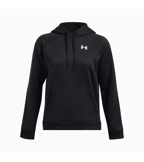 Under Armour ArmourFleece Donna - Felpa con Cappuccio Nera