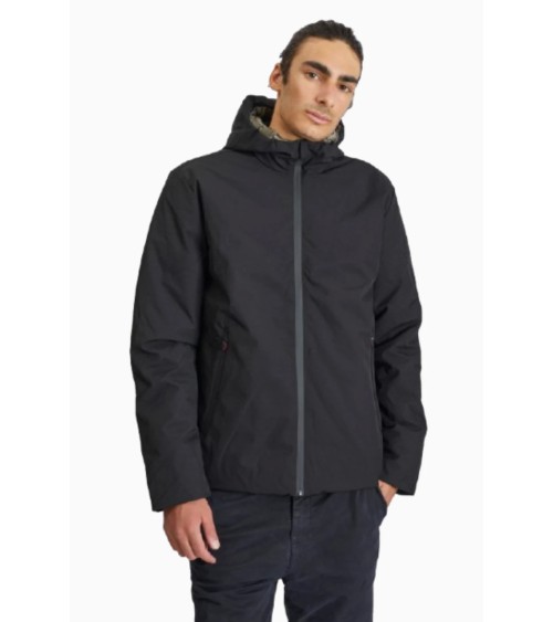 CANADIAN UOMO GIACCA GIUBBOTTO CON CAPPUCCIO CARIGNAN G221390 NERO BLACK BLACK BKBK