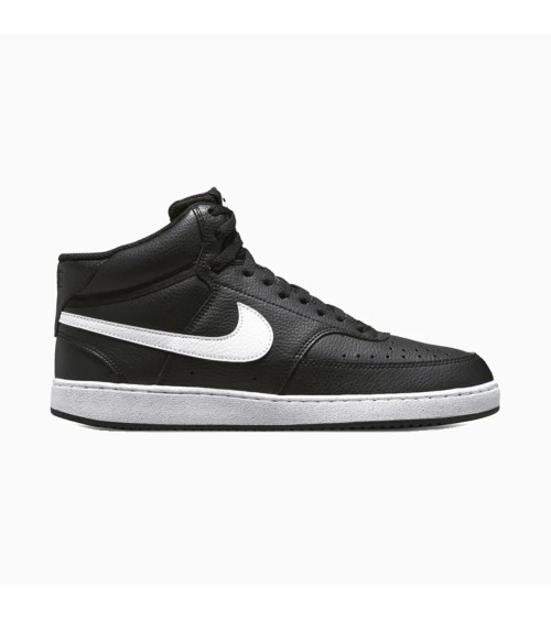 NIKE COURT VISION MID NEXT NATURE, SCARPE DA GINNASTICA UOMO, BLACK WHITE BLACK, 44 EU