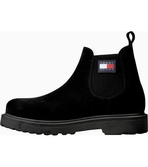 Tommy Hilfiger Stivaletti Suede - Nero & Argento | Scarpe Uomo