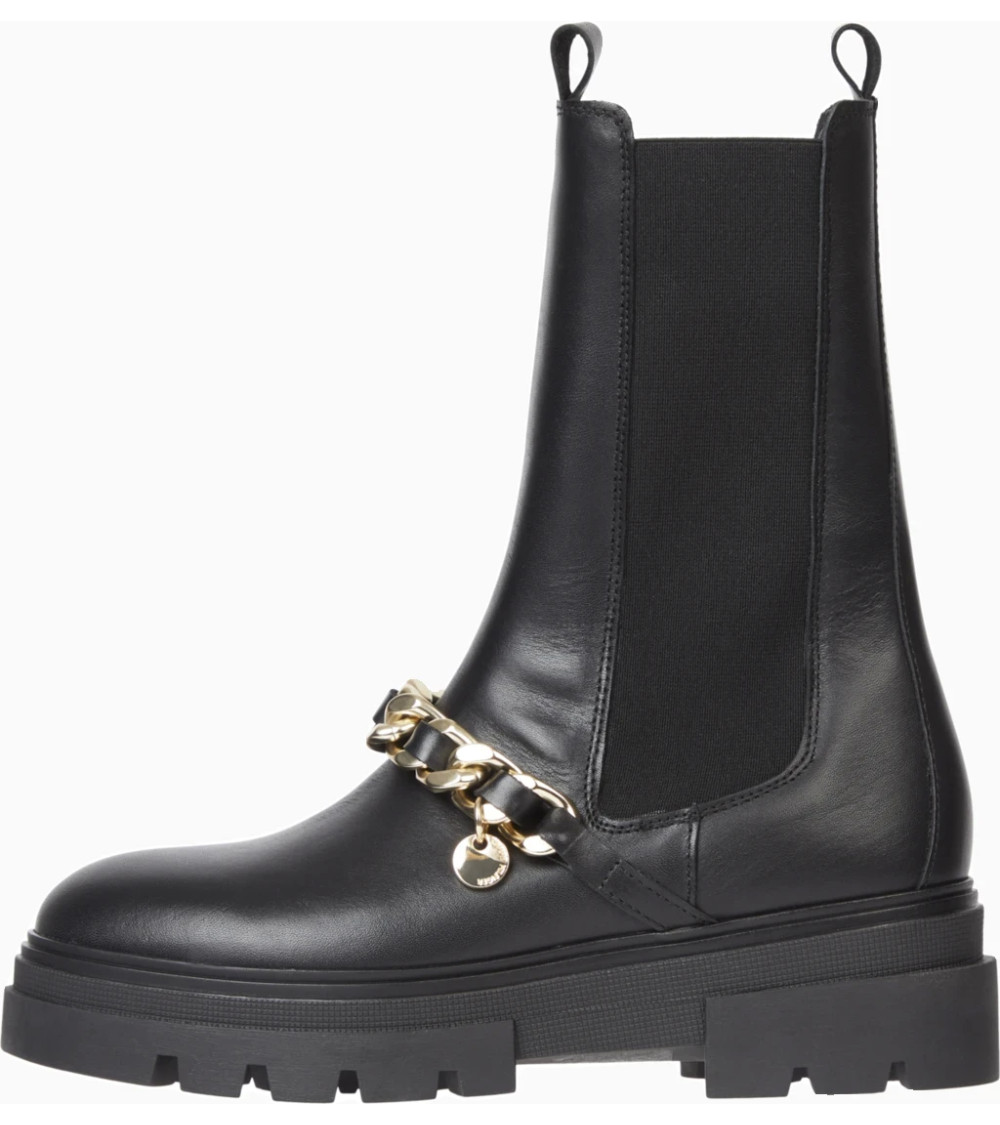 Buy Tommy Hilfiger Women's Black Chelsea Ankle Boots