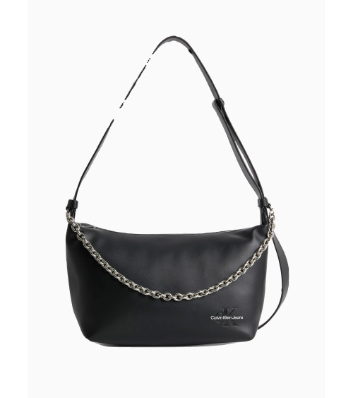 Calvin Klein Sculpted Rounded Shoulderbag - Chic Black Style