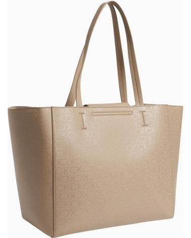 Borsa CK PUSH MEDIUM SHOPPER - Eleganza Ecru per ogni evento