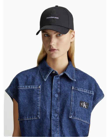 Gorra mujer Calvin Klein negra y lila pastel - única