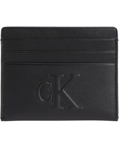 Calvin Klein Sculpted Cardcase - Elegant Black Wallet