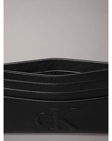 Calvin Klein Sculpted Cardcase - Elegant Black Wallet