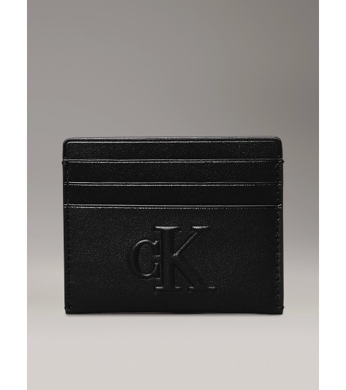 Calvin Klein Sculpted Cardcase - Elegant Black Wallet