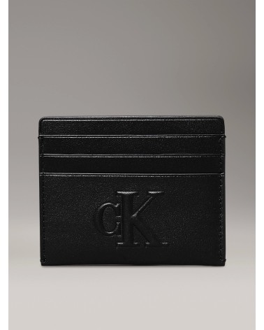 Calvin Klein Sculpted Cardcase - Elegant Black Wallet