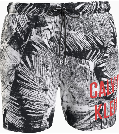 Calvin Klein Mediano Drawstring-Print 871, Hombre, Ip Palm Collage Negro Aop, Talla M.