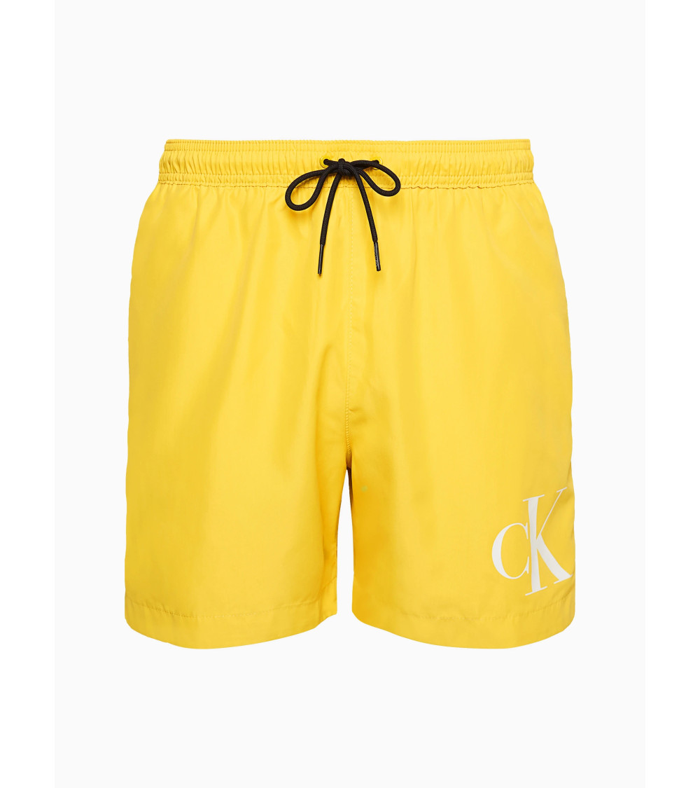 Meta Title: Calvin Klein Badehose Lang Gelb für Herren