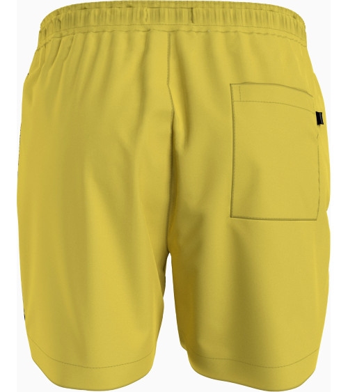 Calvin Klein Pantalón de Baño para Hombre Amarillo Talla L
