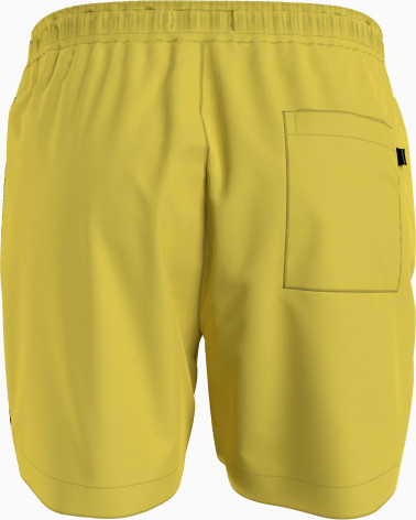 Calvin Klein Homme Long Swim Shorts - Sunday Sunshine Yellow
