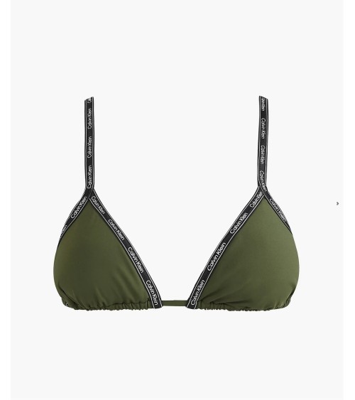 **Meta Title:** Calvin Klein Green Triangle Bra - Shop Now!