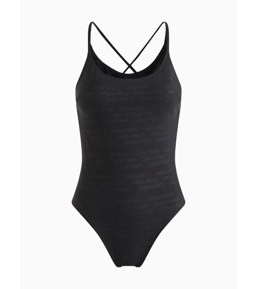 Bañador entero negro de Calvin Klein para mujer disponible ya