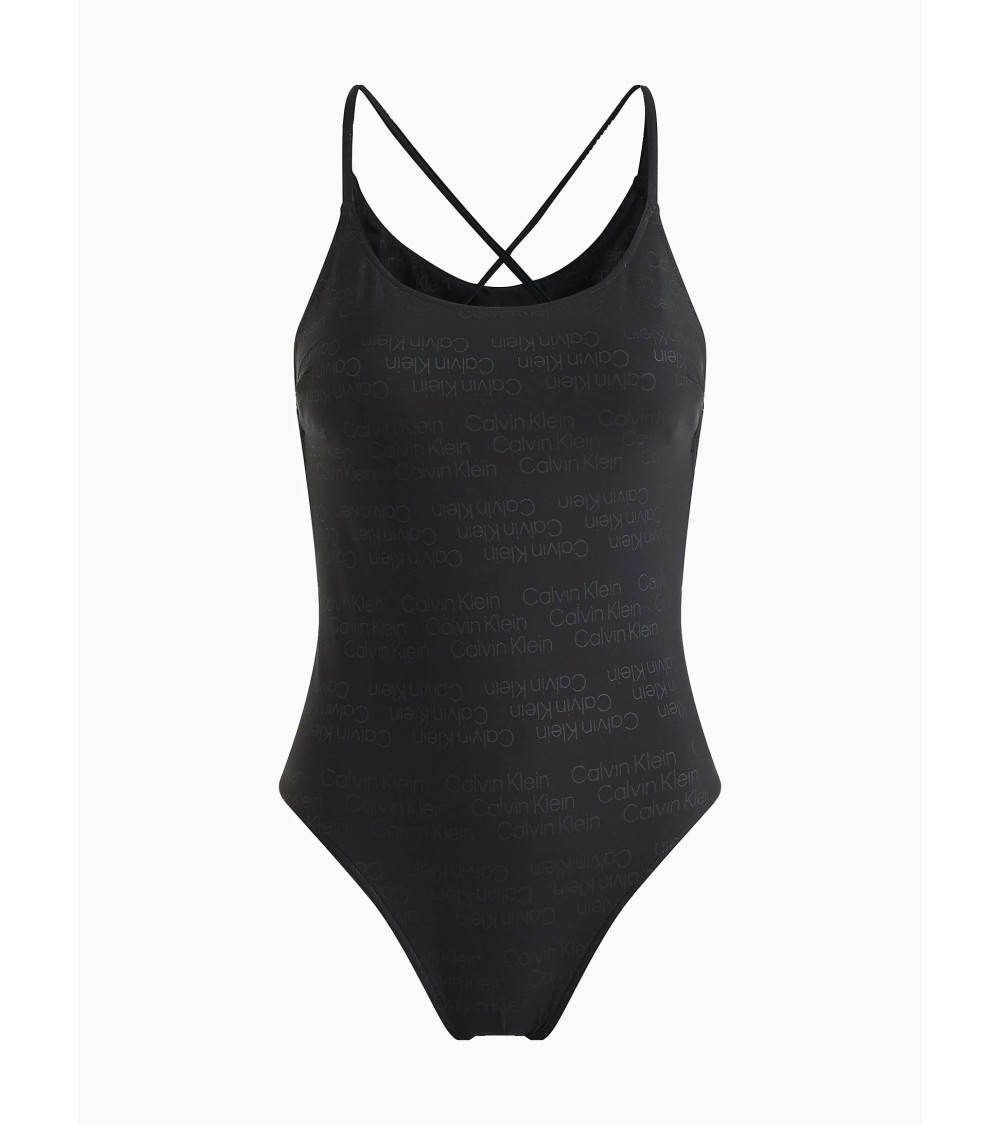 Bañador entero negro de Calvin Klein para mujer disponible ya