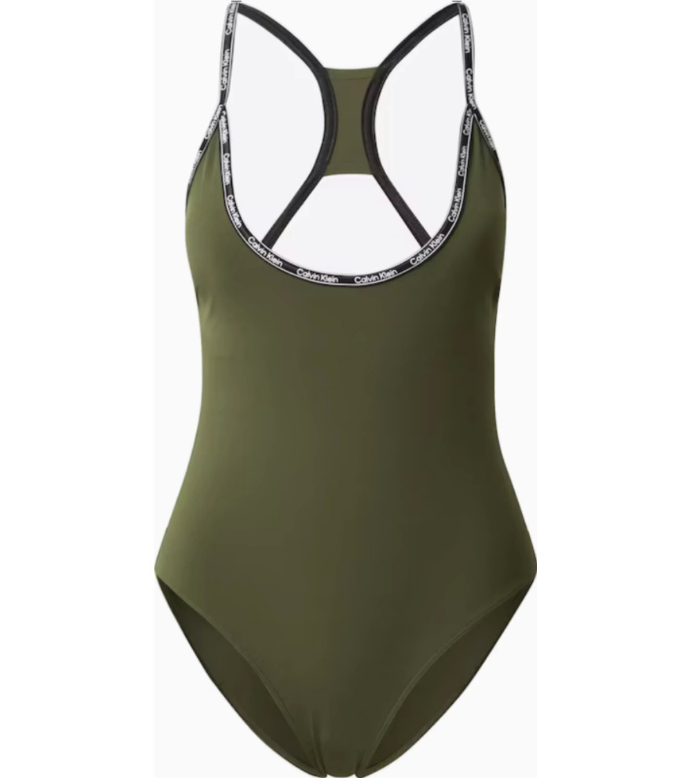 Compra ahora el Onepiece Crocodile Verde CK para mujer.