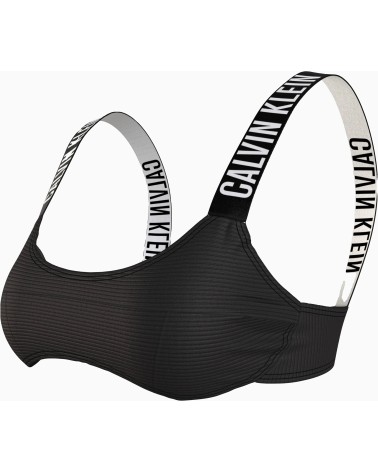 Meta Titel: Calvin Klein Damen Bralette Bikini Top Schwarz – M