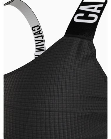 Calvin Klein Bralette Bikini Top in Black | Stylish Swimwear M