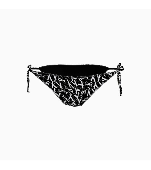 Calvin Klein String Side Tie-Print Bikini Bottoms - Chic Design