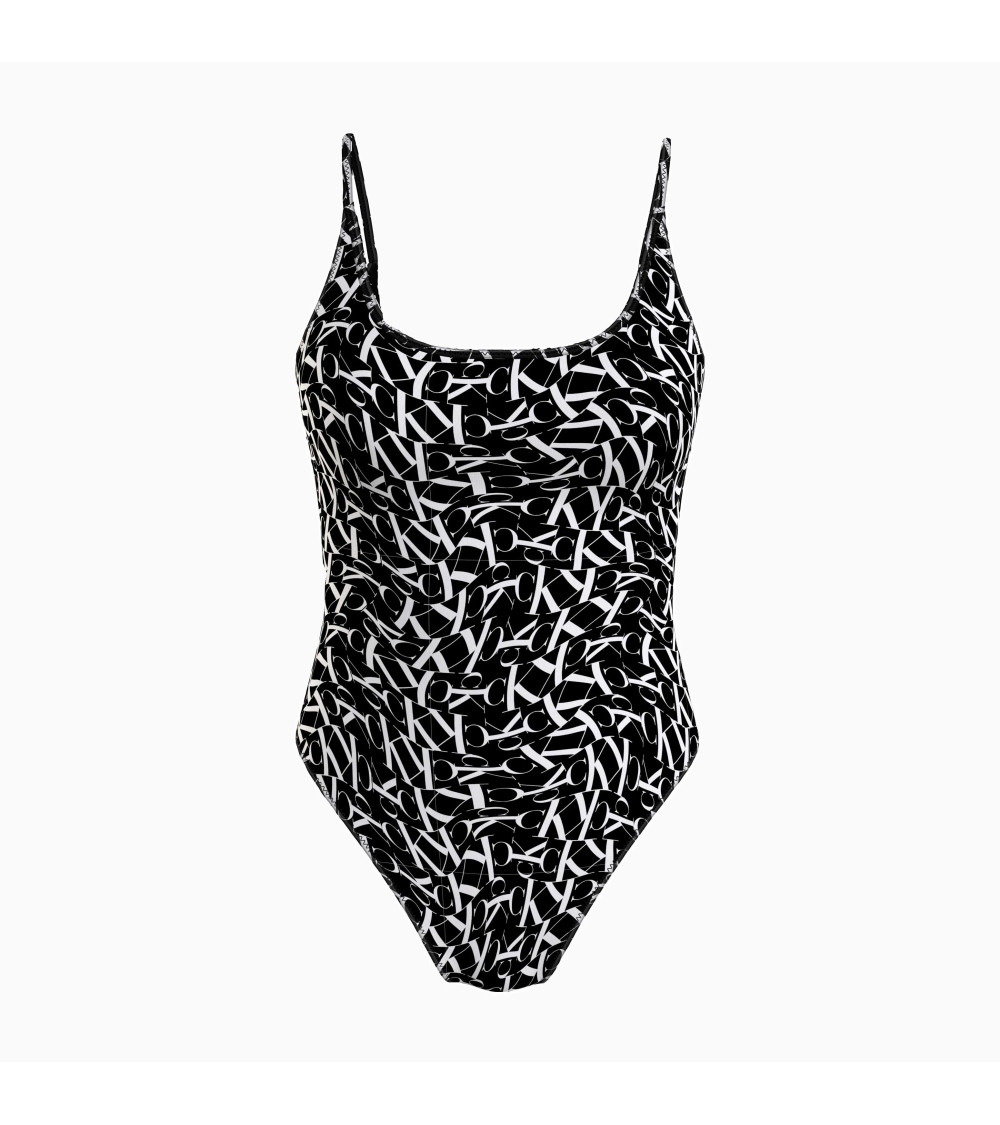 Calvin Klein Badeanzug - Elegant in Schwarz und Grau