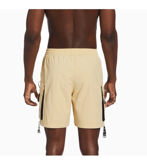 NIKE COSTUME UOMO LOGO TAPE BEIGE, M