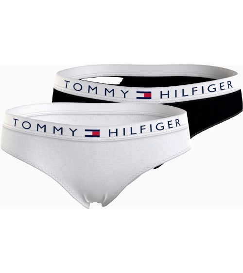 **Meta Title:** Slip Bambina Tommy Hilfiger 2P Bianco/Nero - Comf