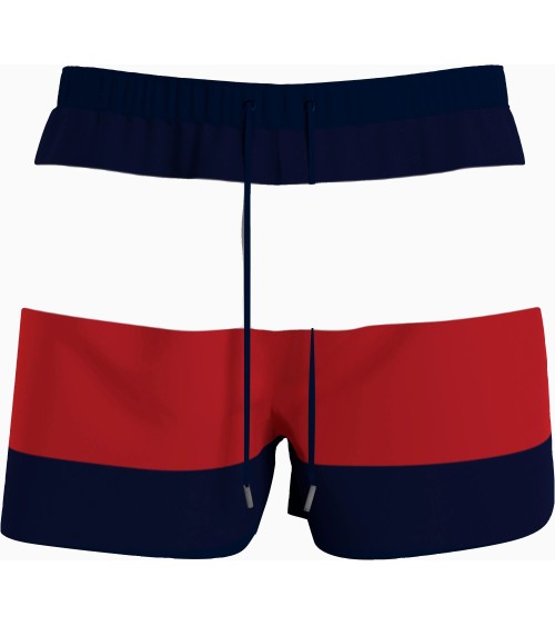 Boxer Uomo Tommy Hilfiger con Coulisse e Tasca Blu navy