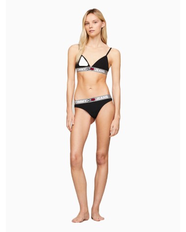 Bralette Tommy Hilfiger nera elastica per comfort e stile