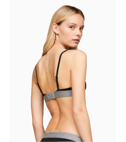 Bralette Tommy Hilfiger nera elastica per comfort e stile