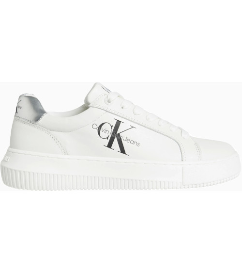 **Meta Title SEO**: Sneakers CK Jeans Bianche Silver 36 EU