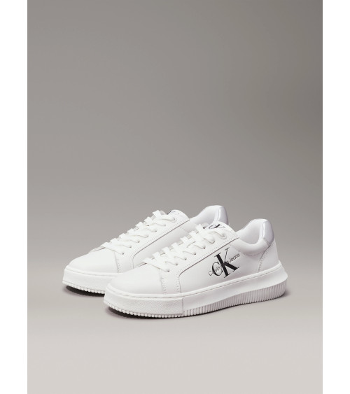 **Meta Title SEO**: Sneakers CK Jeans Bianche Silver 36 EU