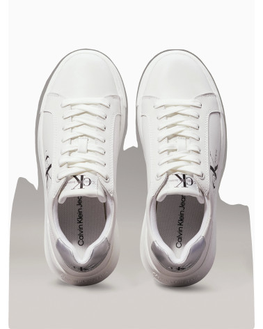 **Meta Title SEO**: Sneakers CK Jeans Bianche Silver 36 EU