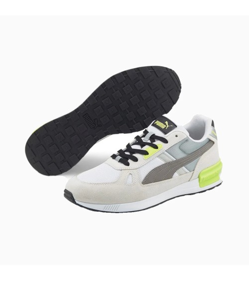 PUMA GRAVITON PRO, SCARPE DA GINNASTICA UNISEX-ADULTO, MULTICOLORE WHITE-STEEL GRAY-QUARRY-LIMEPUNCH, 45 EU