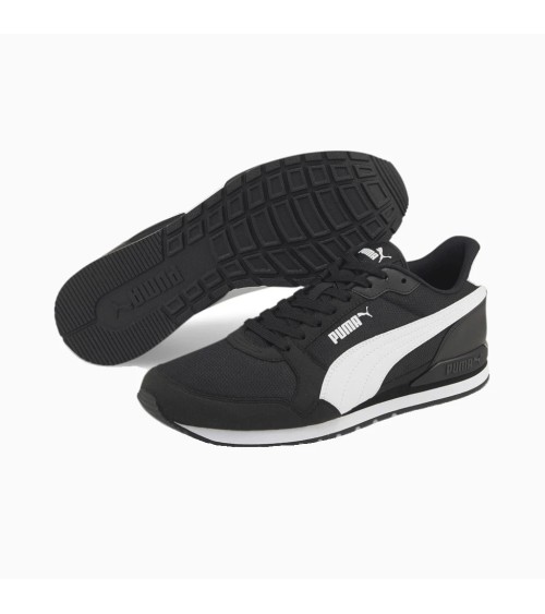 PUMA ST RUNNER V3 MESH, SCARPE DA GINNASTICA UNISEX-ADULTO, BLACK WHITE, 45 EU