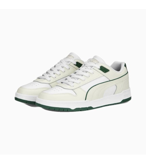 PUMA RBD GAME LOW, SNEAKER, UNISEX - ADULTO, WHITE/VAPOR GRAY/VINE/GOLD, 40 EU