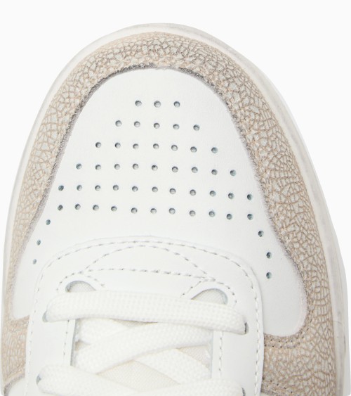 DIADORA SCARPE SNEKERS LIFESTYLE SPORTSWEAR MAGIC BASKET LOW ICONA WN DONNA C9470 WHITE PASTEL ROSE TAN 36.5 EU